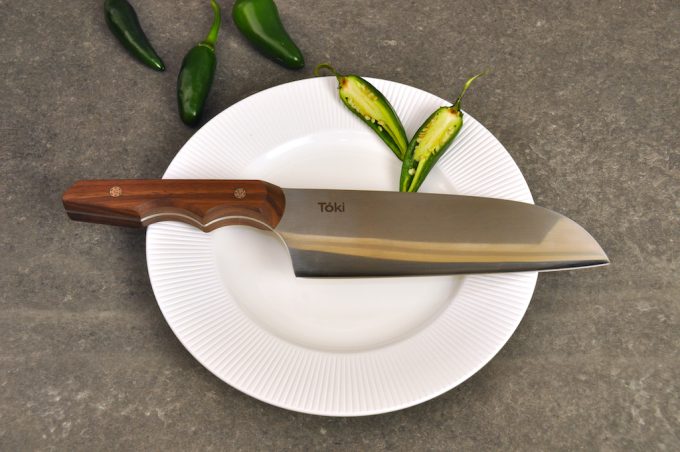 Neu Santoku 170 - Walnut