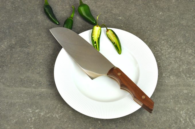 Neu Santoku 170 - Walnut - Image 4