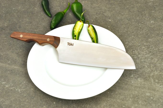 Neu Santoku 170 - Walnut - Image 2