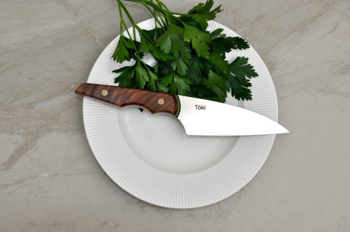 Neu Chefs 215 & Petty 115 Combo - Walnut & Green G10 - Image 9