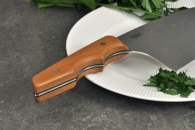 Neu Vege Cleaver 180 - Matai & Black G10 - Image 8