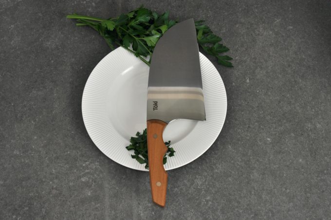 Neu Vege Cleaver 180 - Matai & Black G10 - Image 6