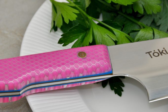 Sunn Gyuto 215 - Pink Honeycomb - Image 2