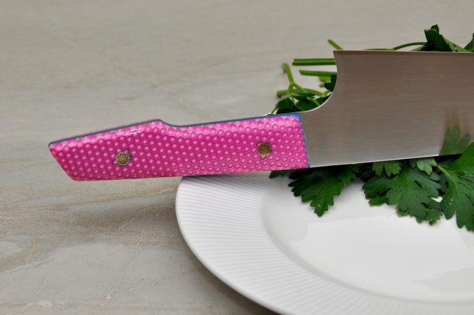 Sunn Gyuto 215 - Pink Honeycomb - Image 6