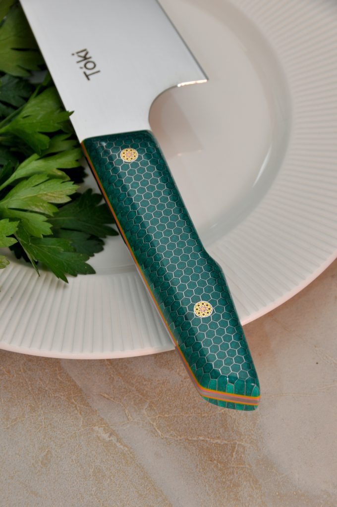 Sunn Gyuto 215 - Teal Honeycomb - Image 3