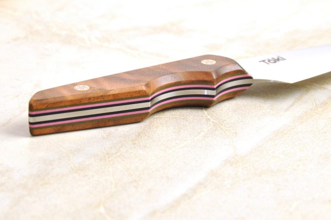 Neu Paring 90 - Walnut with G10 in Black, Pink & Green Slate - Image 7