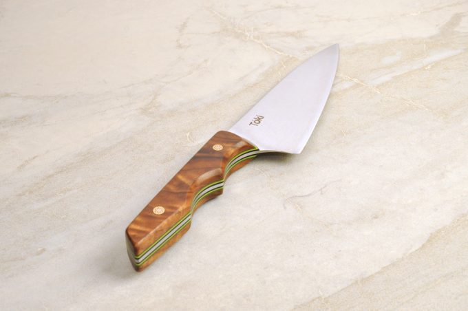 Neu Chefs 185 - Walnut with Black, Bright Green & Green Slate G10 - Image 8